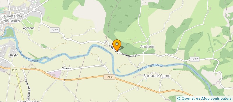 localisation de l'entreprise SA HUBERT DARAIGNEZ FRERES à GUINARTHE-PARENTIES