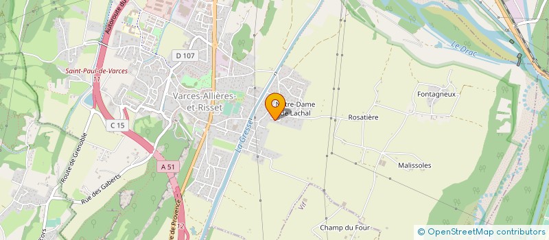localisation de l'entreprise SA ID à VARCES-ALLIERES-ET-RISSET