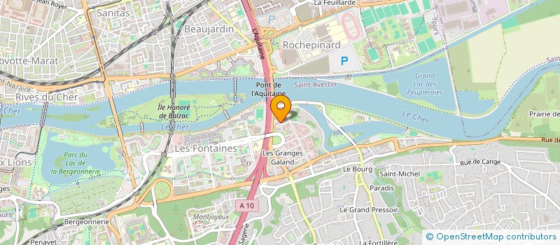 localisation de l'entreprise SA IFCIL  SAINT-AVERTIN