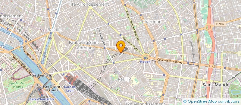 localisation de l'entreprise SA IFCM à PARIS 12