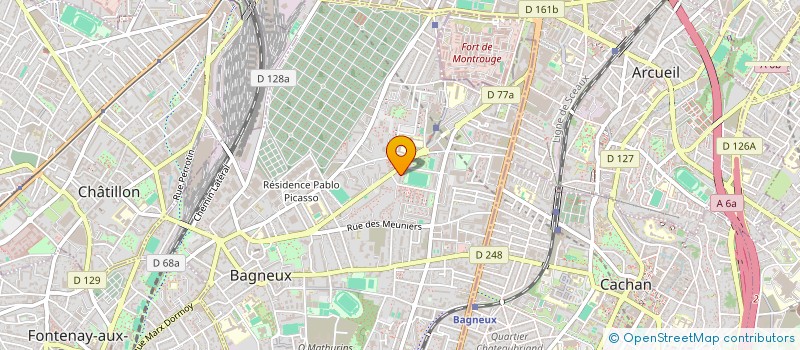 localisation de l'entreprise SA IMMO à BAGNEUX