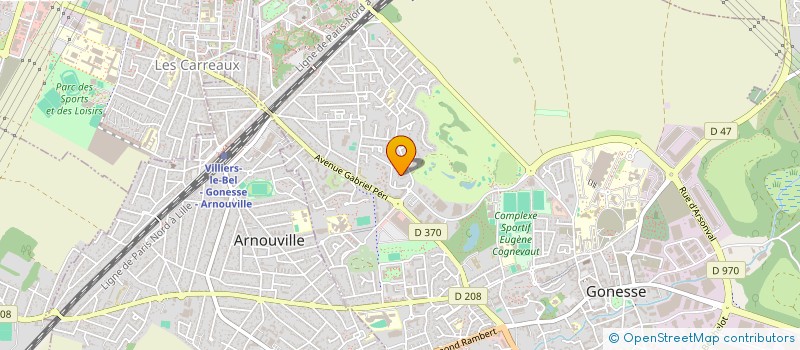 localisation de l'entreprise SA IMMOBILIER  GONESSE