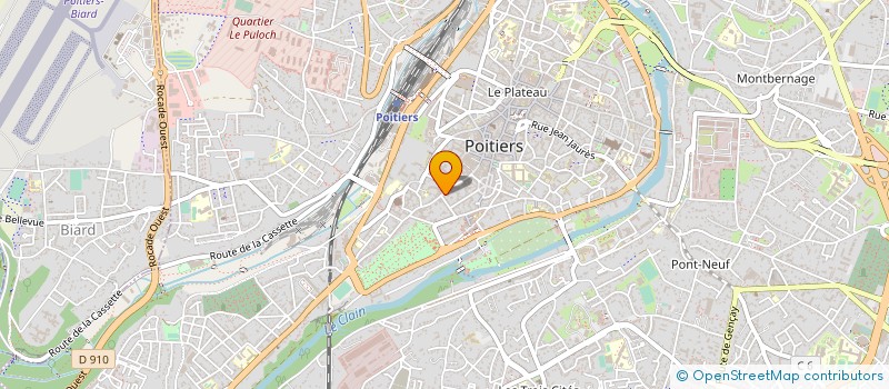localisation de l'entreprise SA IMMOBILIERE CARNOT à POITIERS