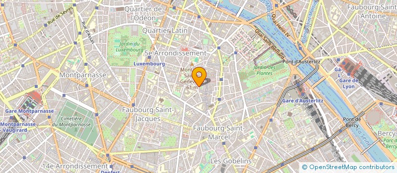 localisation de l'entreprise SA IMMOBILIERE DE LA RUE TOURNEFORT à PARIS