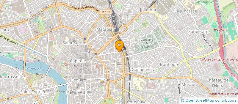 localisation de l'entreprise SA IMMOBILIERE TOULOUSE PYRENEES  TOULOUSE