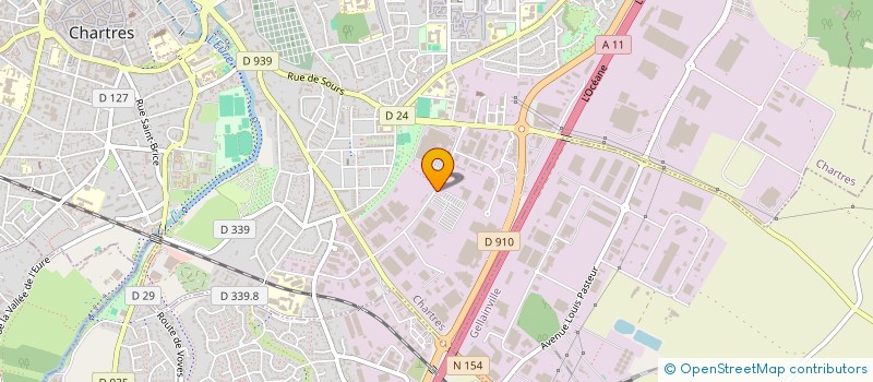 localisation de l'entreprise SA IMPRIMERIE DE BEAULIEU à CHARTRES