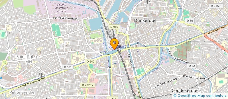 localisation de l'entreprise SA INDUST NAVALE ELECTRI ELECTRONIQUE à DUNKERQUE