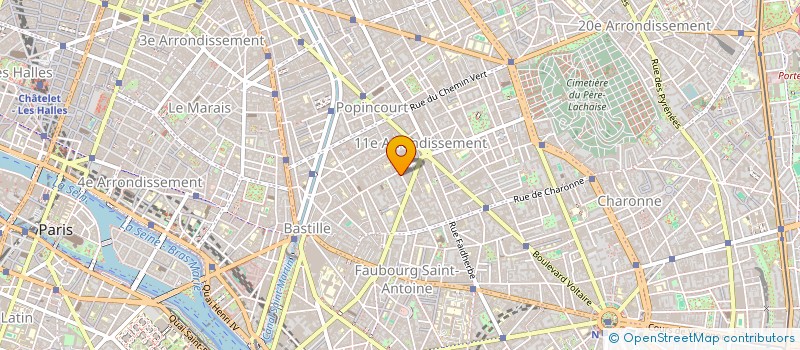localisation de l'entreprise SA INFORMATIQUE à PARIS