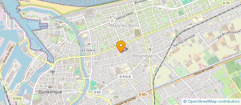 localisation de l'entreprise SA INVESTISSEMENT HOLDING à DUNKERQUE