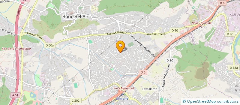 localisation de l'entreprise SA INVESTMENT à BOUC-BEL-AIR