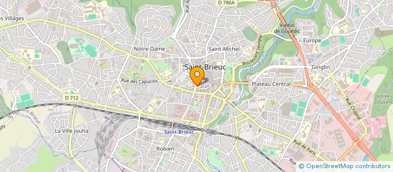 localisation de l'entreprise SA J.M.G à SAINT-BRIEUC