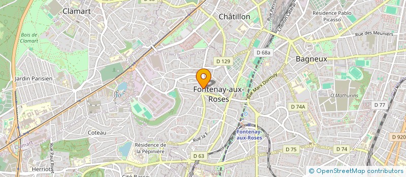 localisation de l'entreprise SA JACKIE FERMETURES à FONTENAY-AUX-ROSES