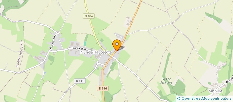 localisation de l'entreprise SA JACQUES COCQUEMAN à LIGNY-SUR-CANCHE