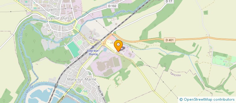 localisation de l'entreprise SA JACQUES GOBET  OCQUERRE