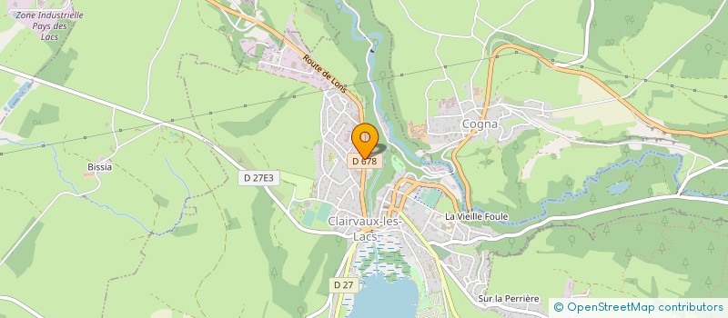 localisation de l'entreprise SA JANIER DUBRY TRAITEMENTS à CLAIRVAUX-LES-LACS