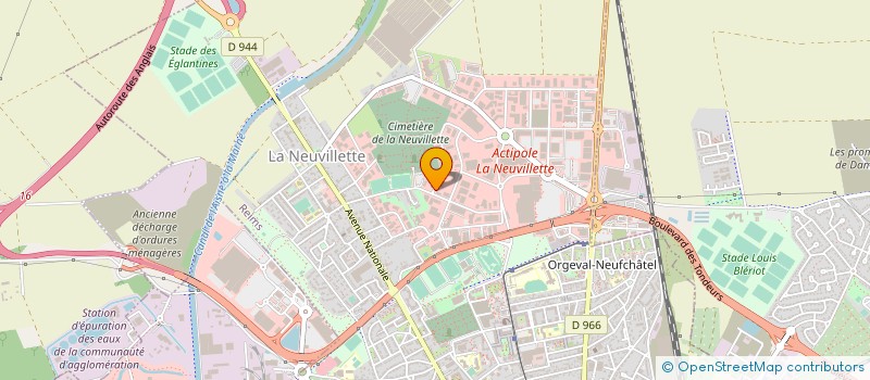 localisation de l'entreprise SA JANIN à REIMS