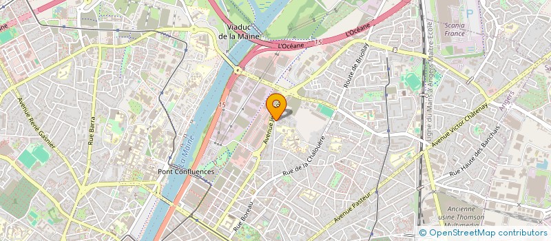 localisation de l'entreprise SA JARDIFLOR à ANGERS