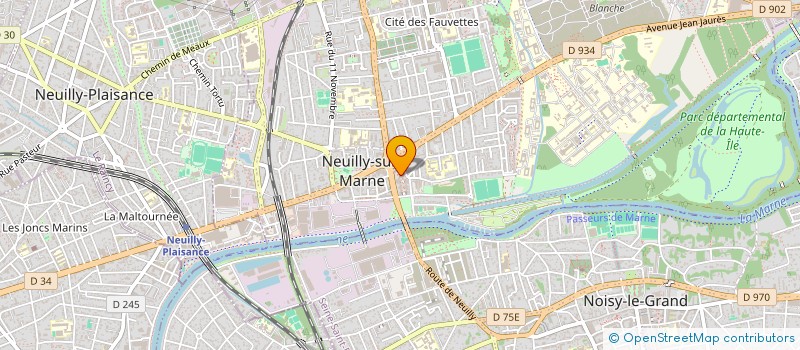 localisation de l'entreprise SA JARS à NEUILLY-SUR-MARNE