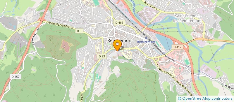 localisation de l'entreprise SA JEAN CLAUDE VARVOIS à REMIREMONT