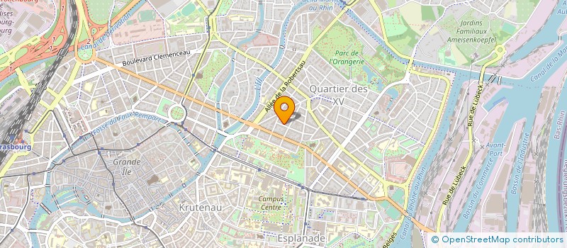 localisation de l'entreprise SA JOAILLERIE à STRASBOURG