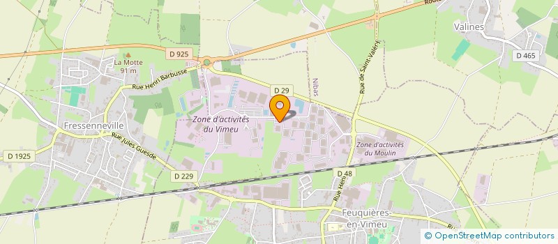 localisation de l'entreprise SA JOEL DELABIE à FEUQUIERES-EN-VIMEU