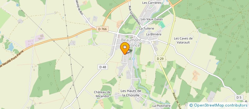 localisation de l'entreprise SA JONADIS à NEUILLE-PONT-PIERRE