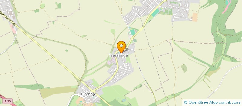 localisation de l'entreprise SA JUPIE  TRESSANGE