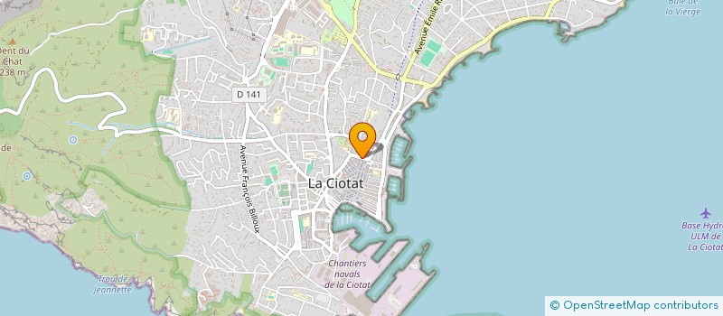localisation de l'entreprise SA K'MIS à LA CIOTAT