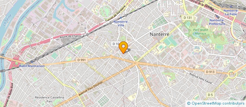 localisation de l'entreprise SA KER MARIA à NANTERRE