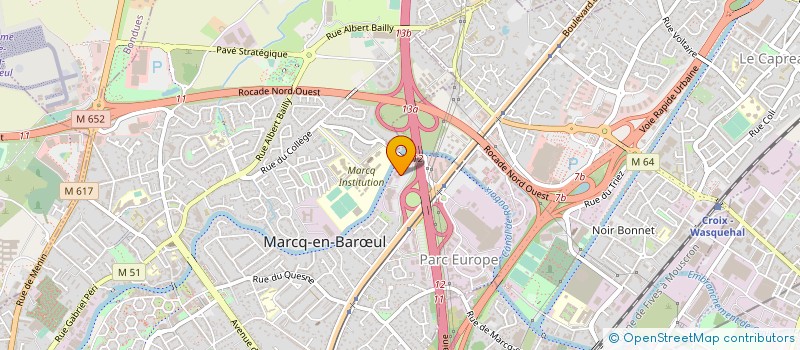 localisation de l'entreprise SA KESM à MARCQ-EN-BARŒUL