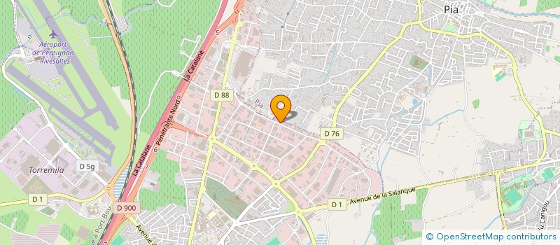 localisation de l'entreprise SA L'ALBATROS à PERPIGNAN