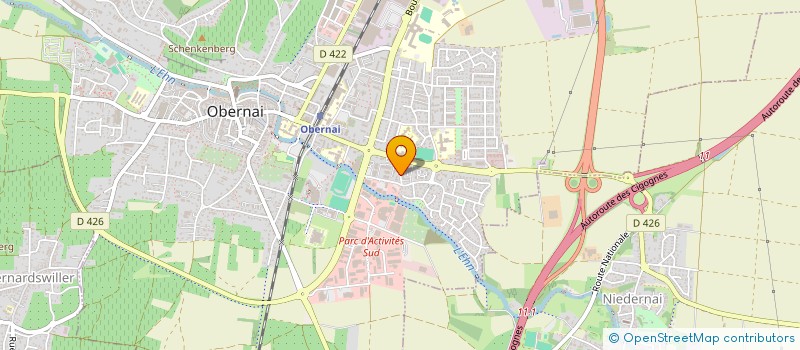 localisation de l'entreprise SA L ESPACE GOURMAND à OBERNAI