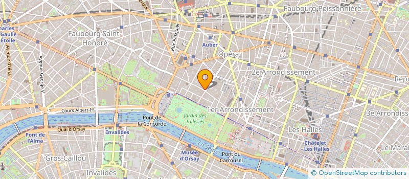 localisation de l'entreprise SA L UNION HOTELLERIE  PARIS