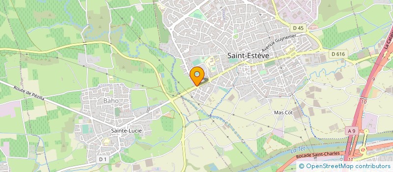 localisation de l'entreprise SA LA CATALANE DE SURGELATION à SAINT-ESTEVE