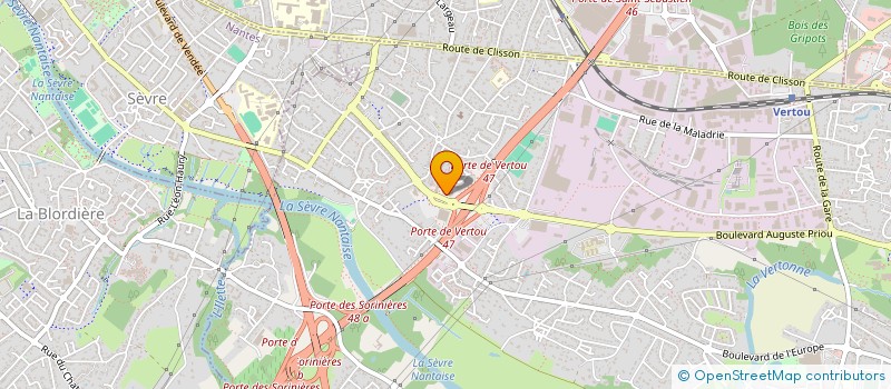 localisation de l'entreprise SA LA CHEZALIERE  VERTOU