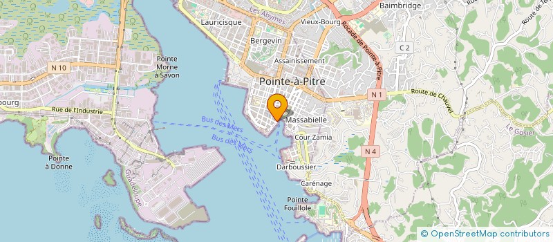 localisation de l'entreprise SA LA RENAISSANCE à POINTE A PITRE