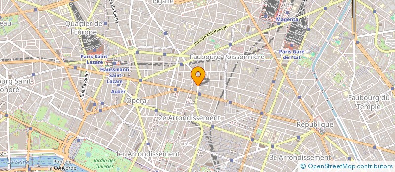 localisation de l'entreprise SA LA TAVERNE DES SPORTS  PARIS