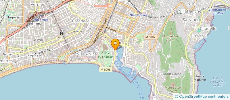 localisation de l'entreprise SA LABORATOIRE D'IMAGERIE PROF AUGEROT à NICE
