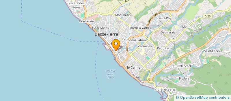localisation de l'entreprise SA LACROIX ET COMPAGNIE à BASSE-TERRE