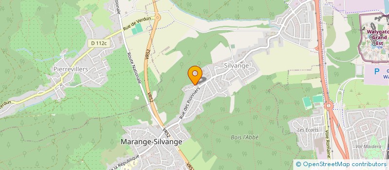 localisation de l'entreprise SA LAMBERT à MARANGE-SILVANGE