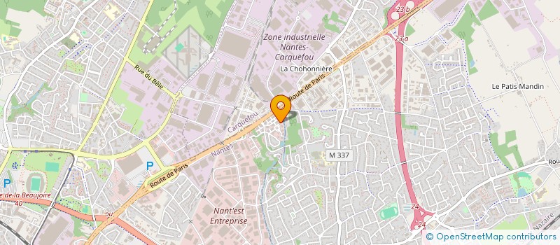 localisation de l'entreprise SA LAMBERT ALCYON à NANTES