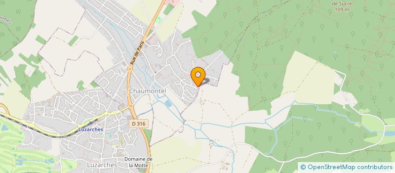 localisation de l'entreprise SA LAURAIN  CHAUMONTEL