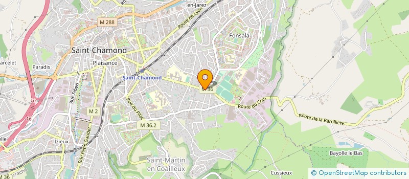 localisation de l'entreprise SA LB TECHNIQUE à SAINT-CHAMOND