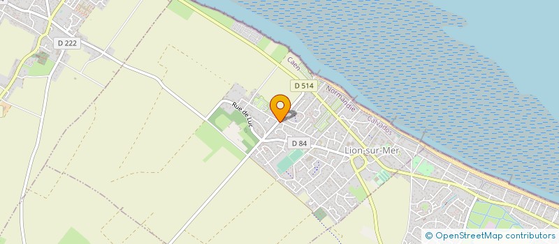 localisation de l'entreprise SA LE DOMAINE DES ROCHES à LION-SUR-MER