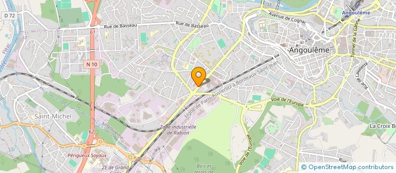 localisation de l'entreprise SA LE FLORE à ANGOULEME
