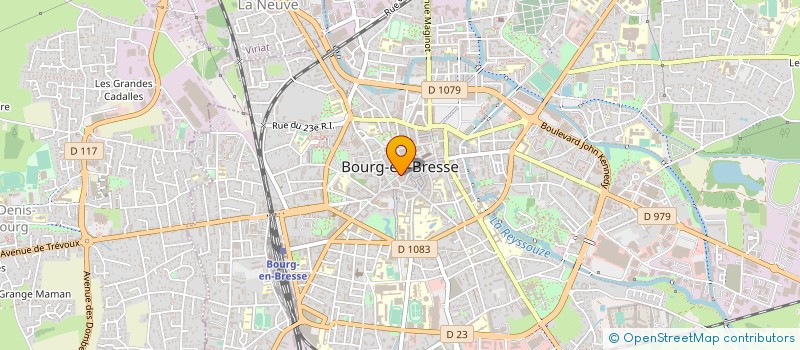 localisation de l'entreprise SA LE FRANCAIS à BOURG-EN-BRESSE