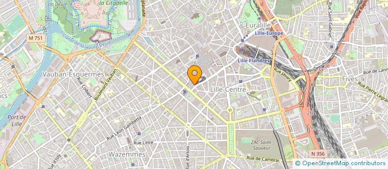 localisation de l'entreprise SA LE GALION à LILLE