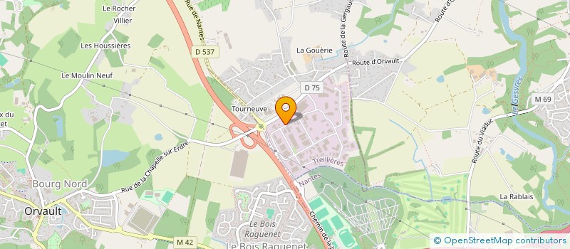 localisation de l'entreprise SA LE GOVIC  TREILLIERES