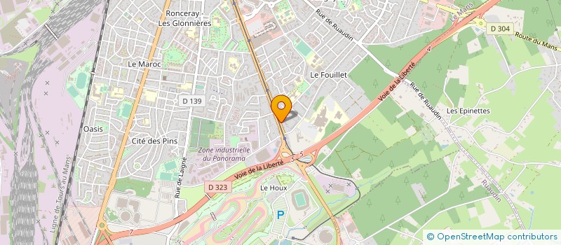 localisation de l'entreprise SA LE GREEN 7  LE MANS