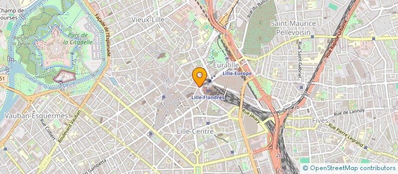 localisation de l'entreprise SA LE RALLYE à LILLE